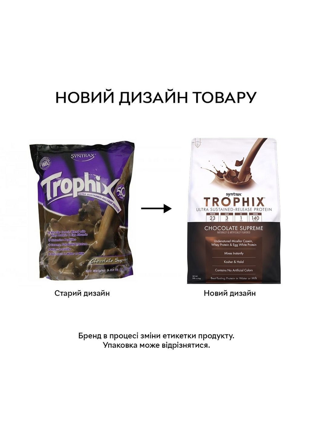 Протеїн Trophix, 2.27 кг Шоколад Syntrax (293416419)