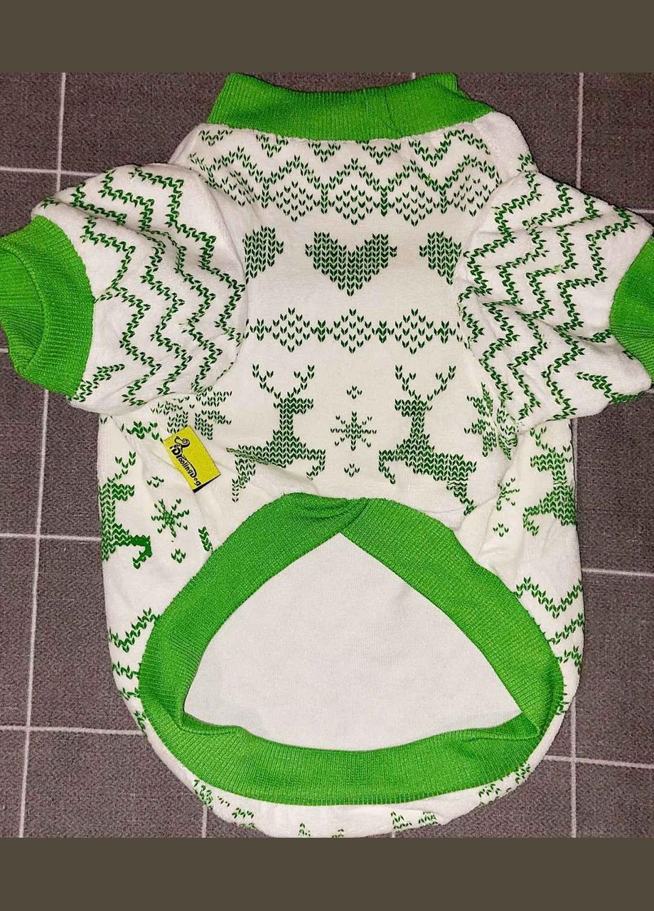 Світшот для собак Pet Style "візерунок" Зелена XS No Brand - (323231696)