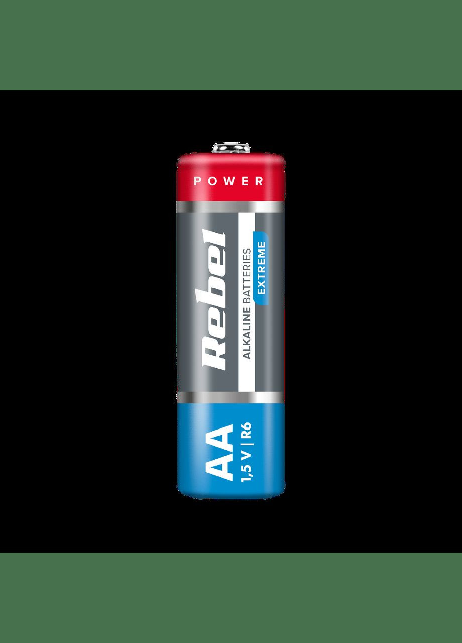 Батарейка АА LR6 Alkaline Extreme 1.5V 1шт на блистере BAT0097B Rebel (334846522)