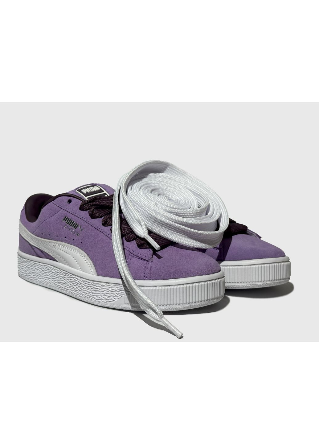 Кроссовки женские Suede Xl Galaxy (40079701) Puma фиолетовые демисезоны (370780836)