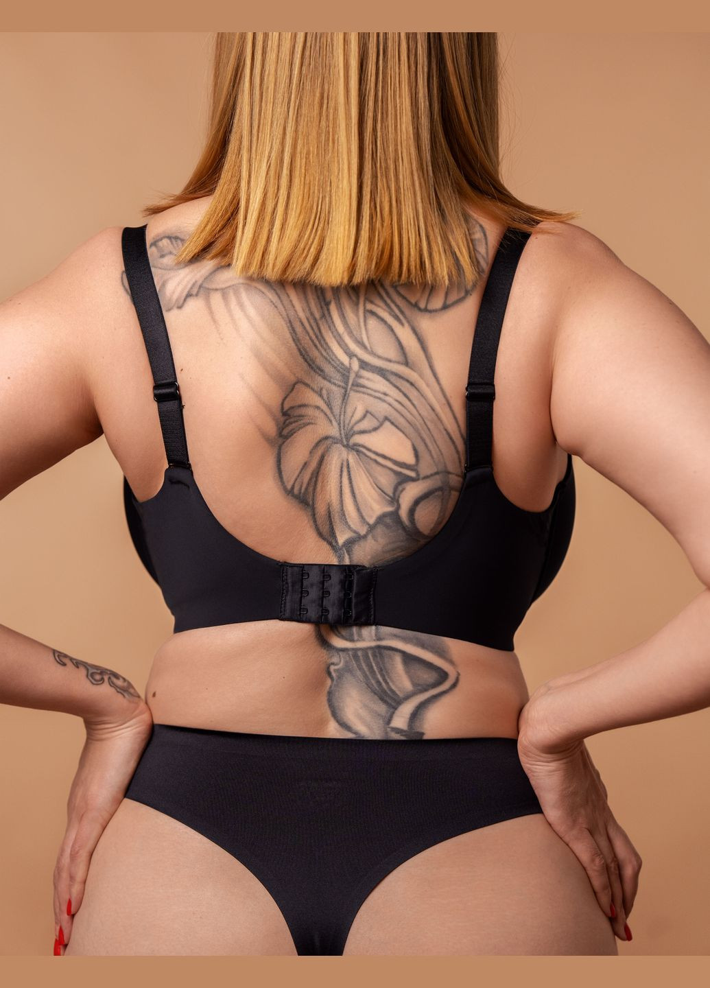 Чорний бюстгальтер slz24201248 чорний Brabrabra з кісточками