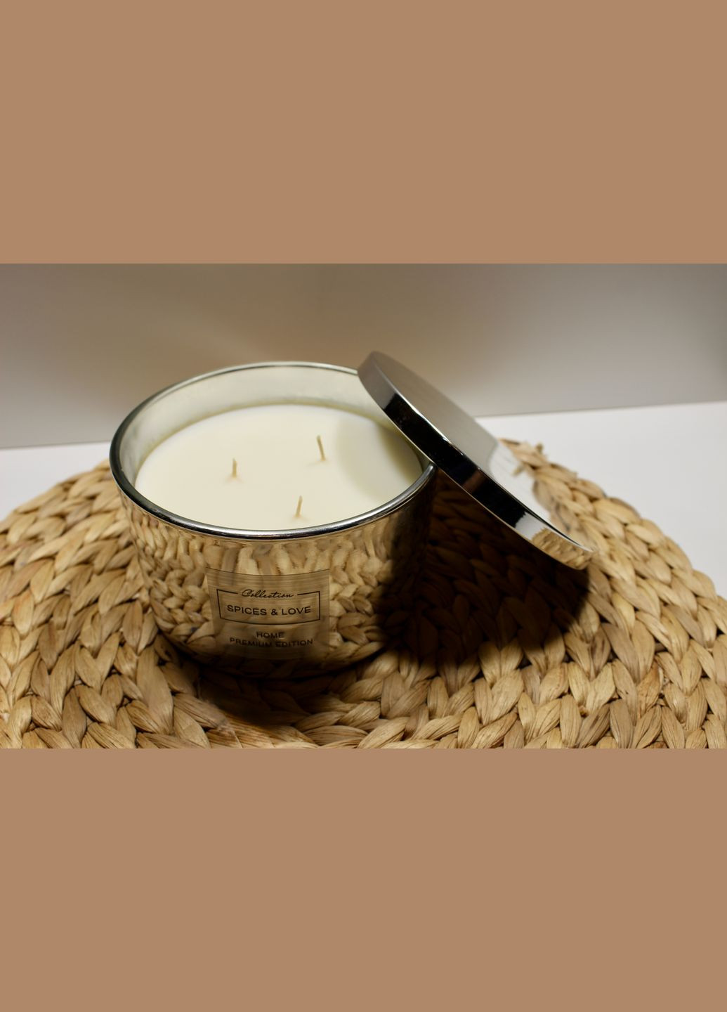 Ароматическая свеча в стекле, 3 фителя Pepco (326488112)