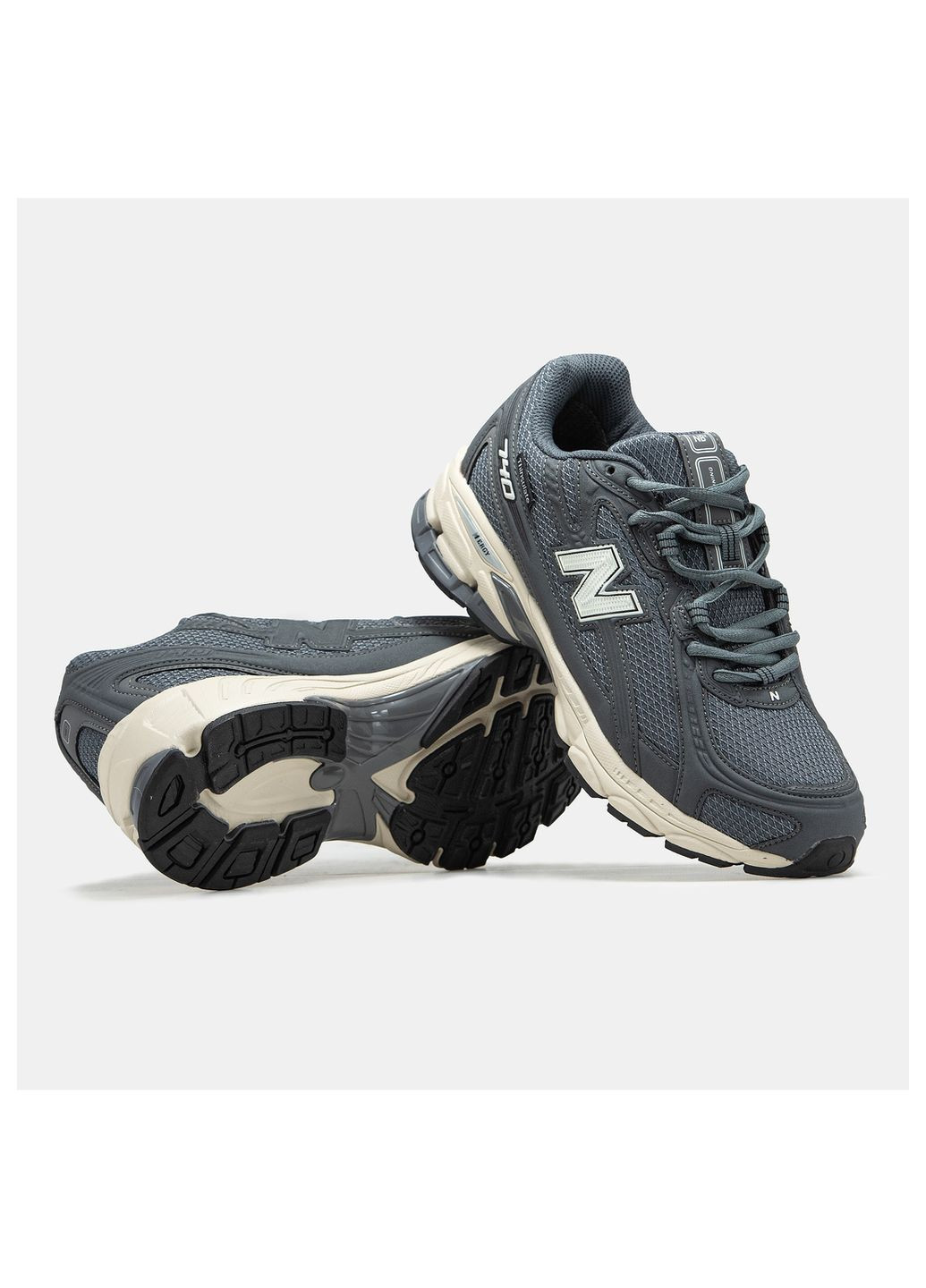 Серые демисезонные кроссовки мужские No Brand