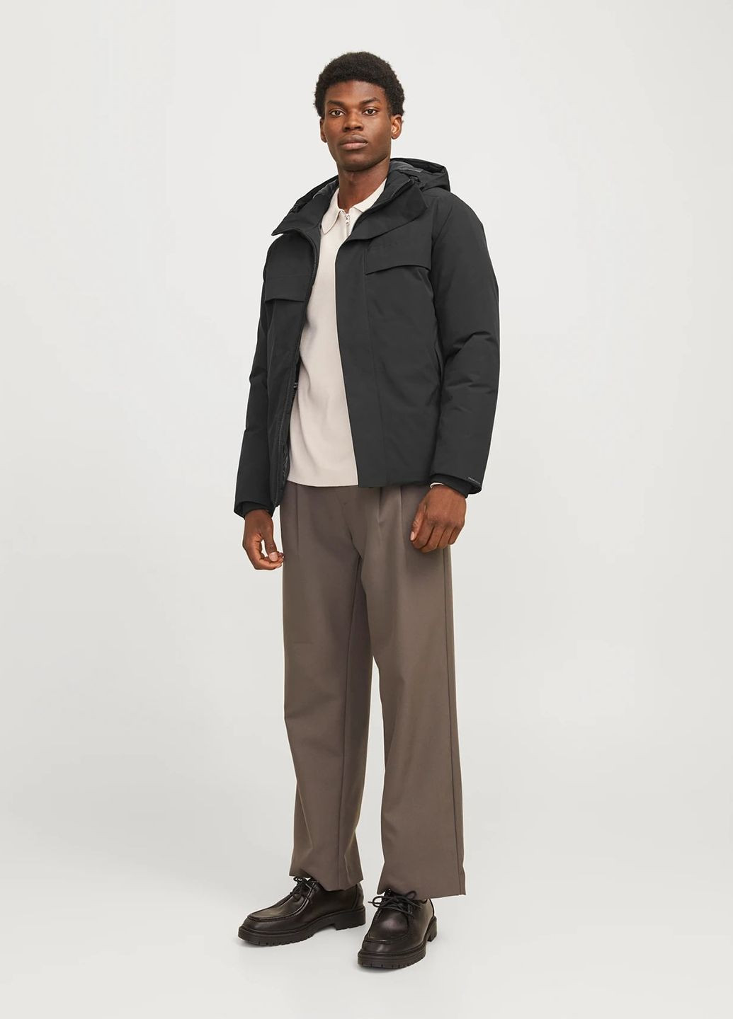 Черная зимняя куртка Jack & Jones