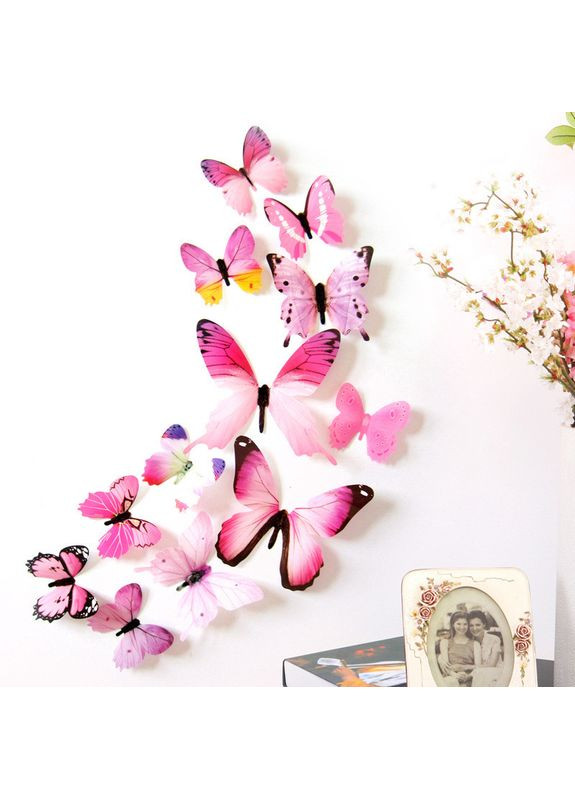 Набір для декору Метелики для фотозони 12 шт ( ) No Brand (366666301)