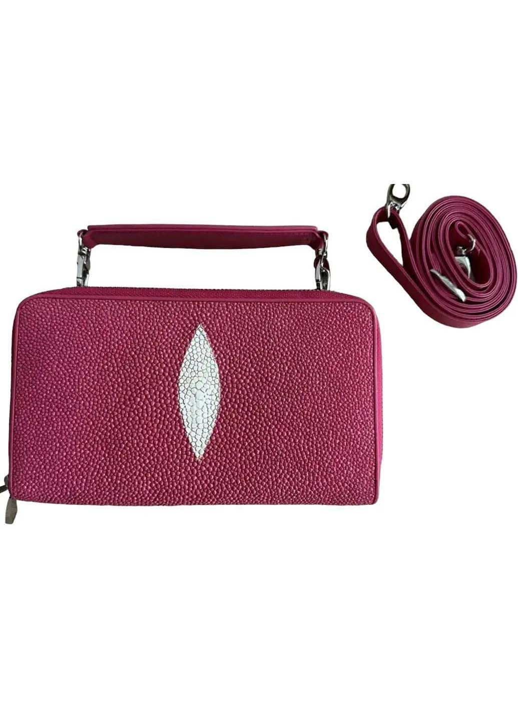 Женская сумочка клатч из кожи ската на двух молниях Ekzotic Leather (292305484)