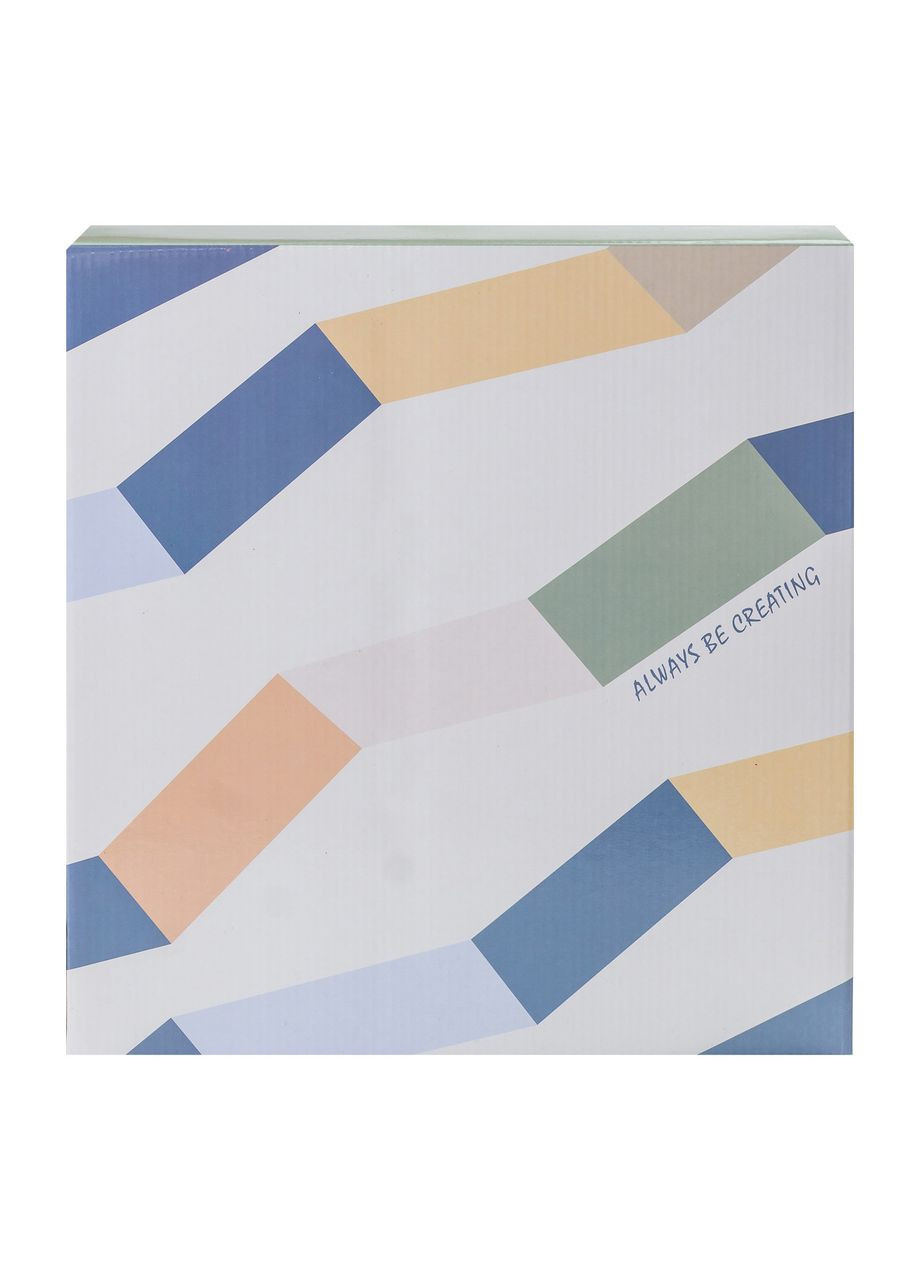 Чайний сервіз на 6 персон з бамбуковою підставкою зелений керамічний набір для чаю та кави ProDobro (364189530)