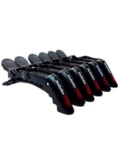 Зажим парикмахерский Croco Clip M2941E 6шт [86540] BaByliss PRO (399426058)