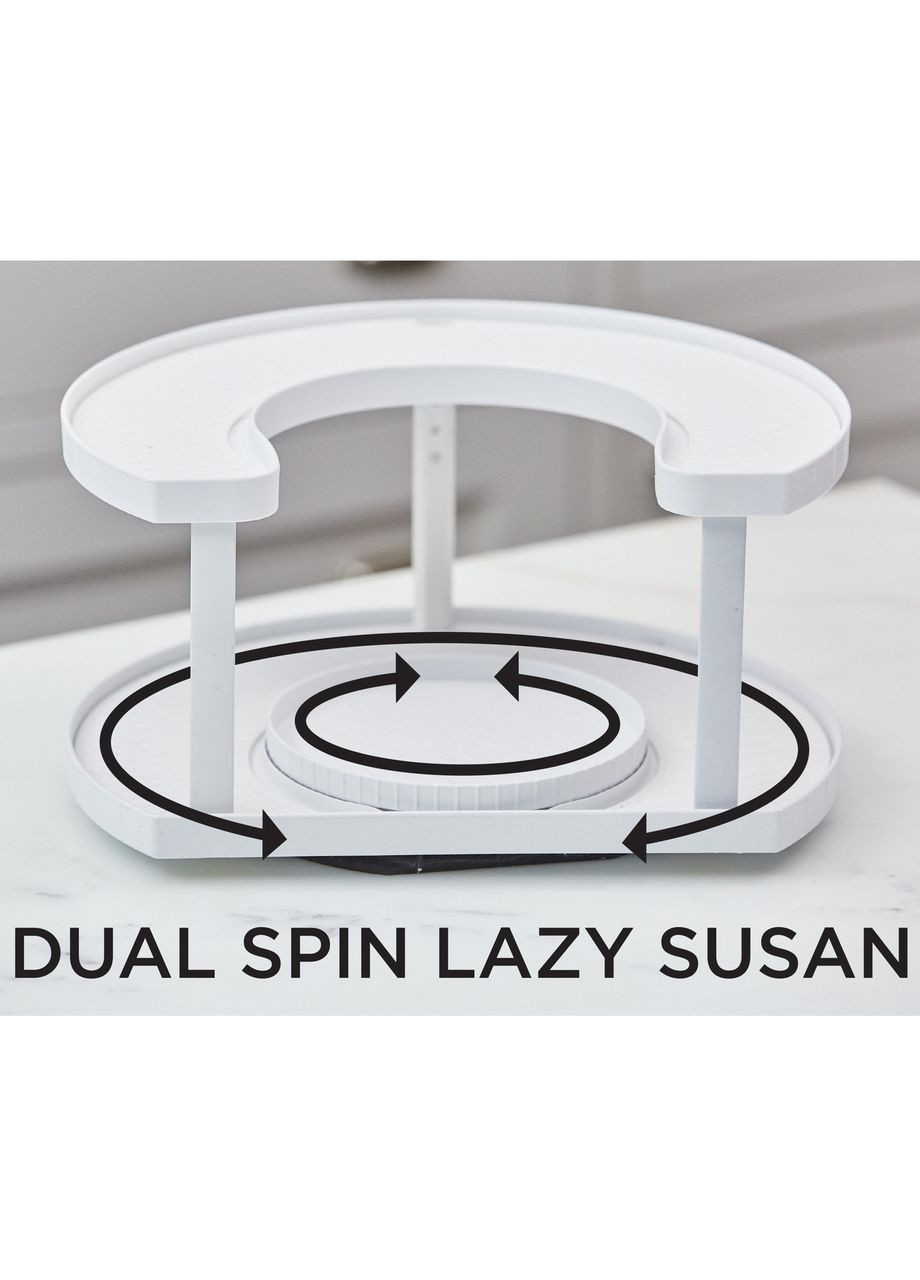 Спецівниця Spinner Two-Tiered Organizer, Поворотна підставка для спецій, Карусель DT-600 для спецій Spice (366238591)