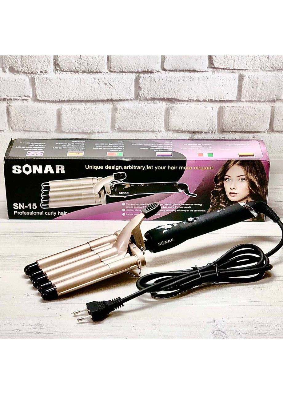 Плойка для волосся хвиля потрійна F-15 Sonar (363321201)