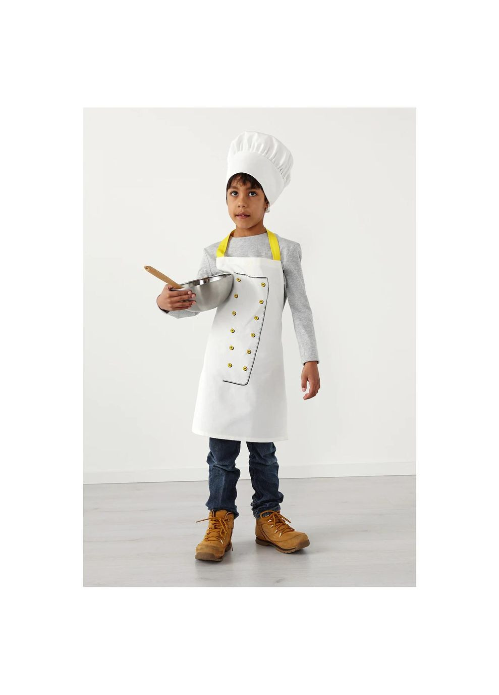 Кухарський фартух і шапочка ІКЕА TOPPKLOCKA (10300814) IKEA (278407539)