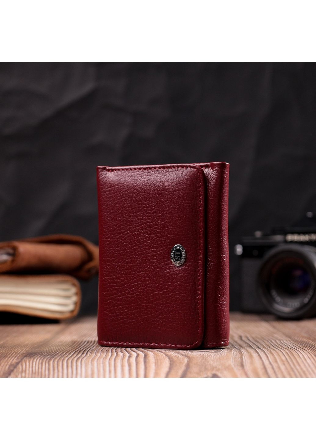 Жіночий шкіряний гаманець 11х8,7х2 см st leather (288047604)
