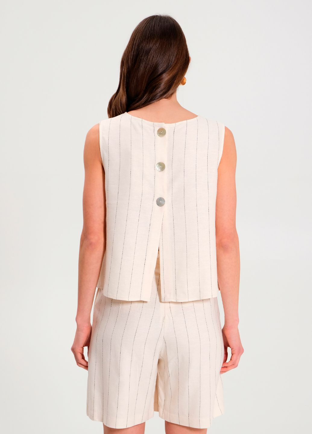 Женский льняной костюм шортами Rinascimento (298573924)