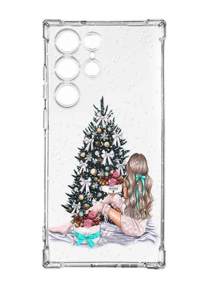Чохол з потовщеними кутами на Samsung Galaxy S24 Ultra:: Дівчина біля ялинки (принт 139) CASE CONTROL (362970039)