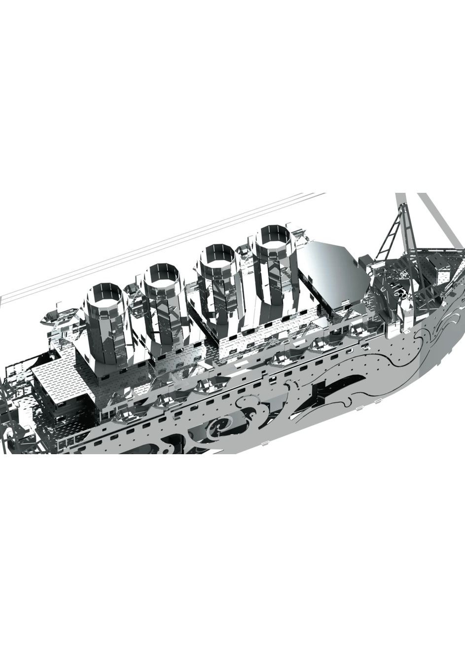 Коллекционная модель-конструктор Lost at Sea механический корабль Титаник MT044 Metal Time (267507711)