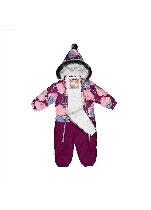 Бордовая термокомбинезон devon 2, р.80, бордовый () Huppa 36160230-83234-080