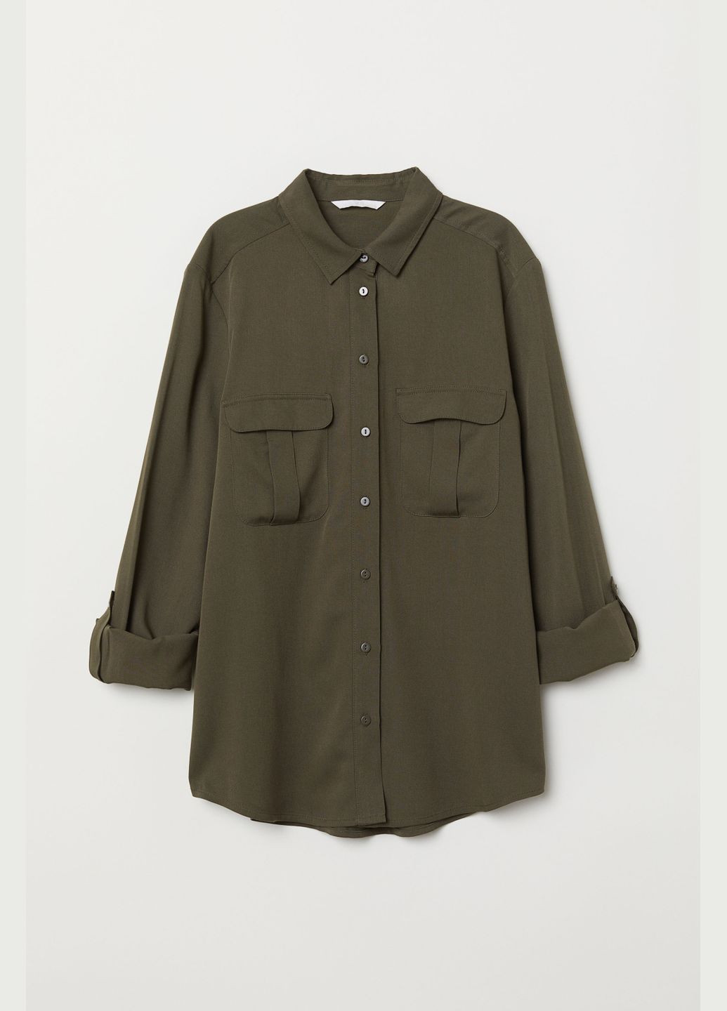Оливковая (хаки) блуза демисезон,хаки, H&M