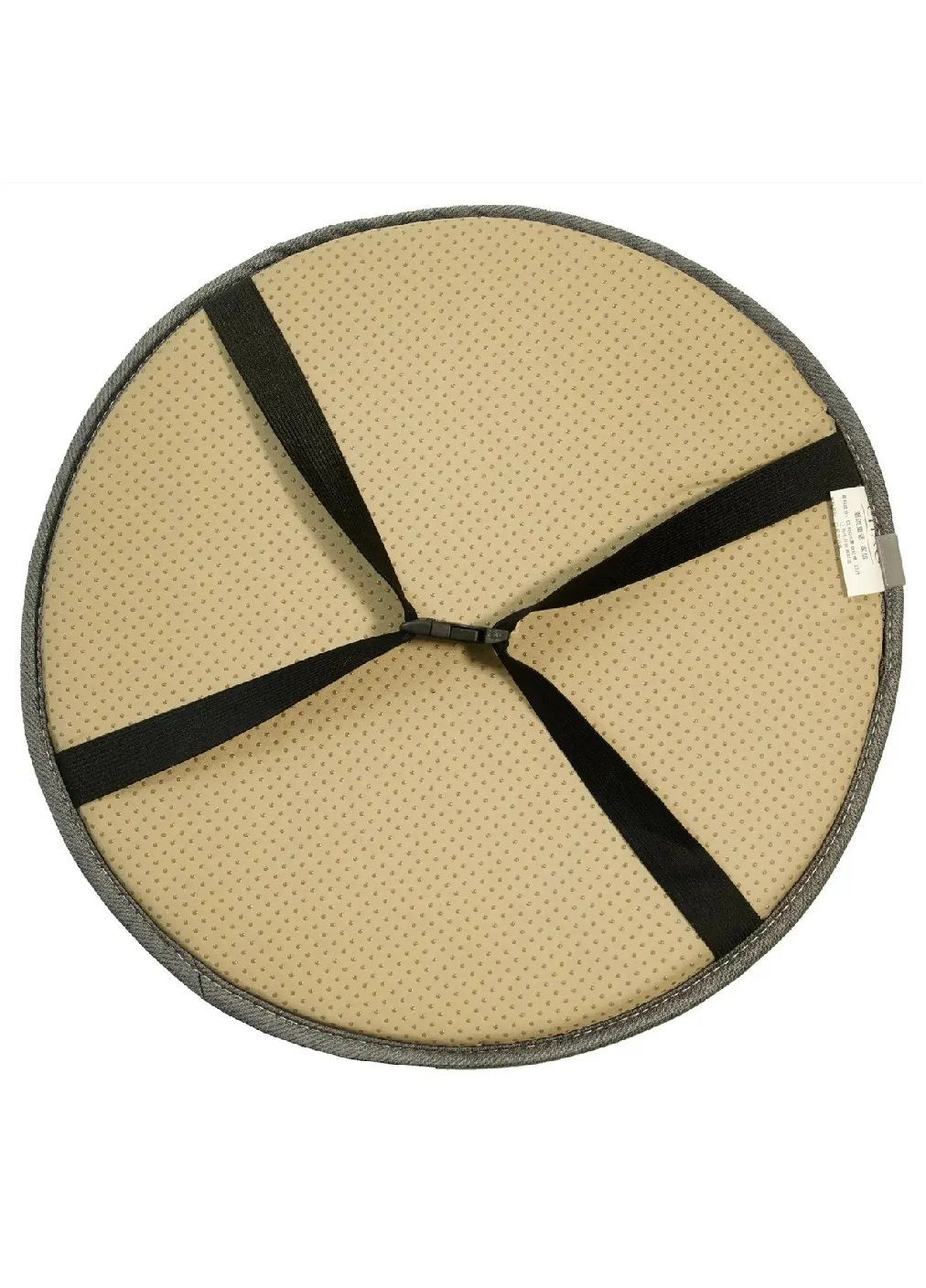 Подушка накидка кухонна кругла повітропроникна для стільця табурета з фастексами антиковзаючим дном 40x40 cм (479515-Prob) Unbranded (322031122)