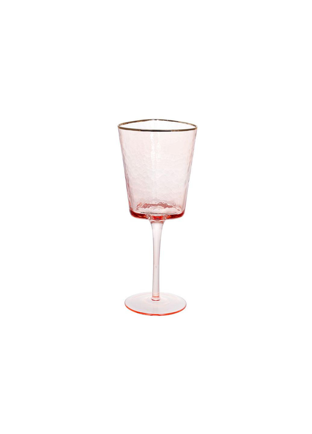 Бокал для красного вина с золотым кантом Diva Pink, 400мл BonaDi (292309893)