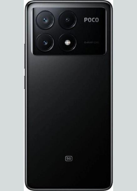 Смартфон Poco X6 5G 12/256GB Black UA (Украинский) Xiaomi (294754388)