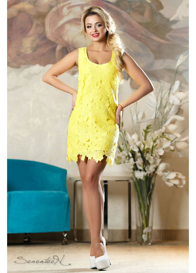 Жовтий сукня 792.2165 Seventeen