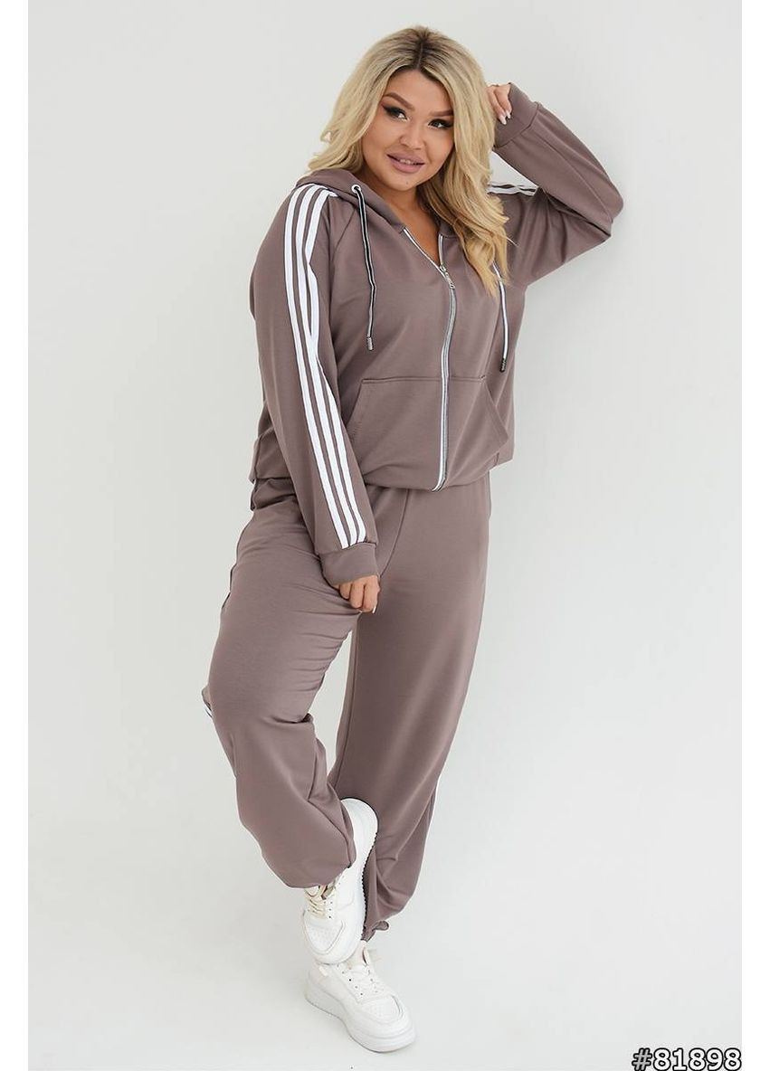 Спортивний костюм (толстовка, штани), колір Темно-бежевий Fashion (361267813)