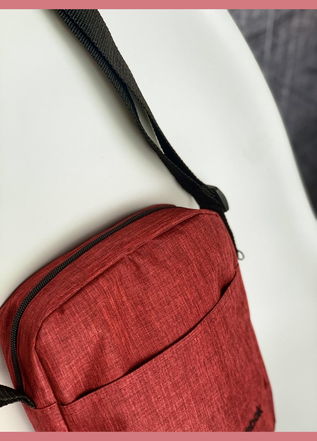 Барсетка червоний меланж No Brand (329205752)