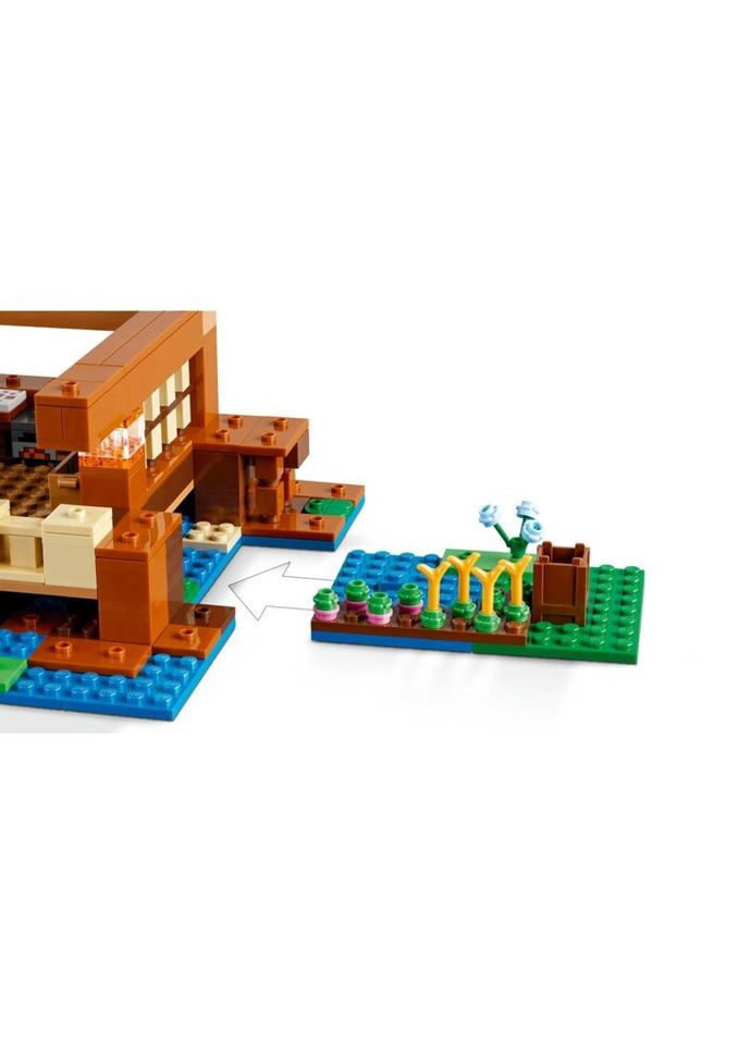 Конструктор Minecraft Будинок у формі жаби 400 деталей (21256) Lego (281425579)