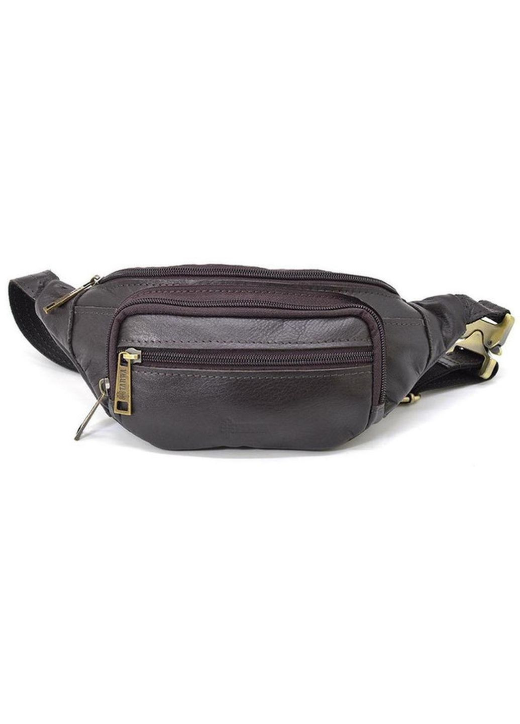 Спортивна сумка чоловіча на пояс через плече з натуральної шкіри Коричневий 35304 TARWA (352165915)