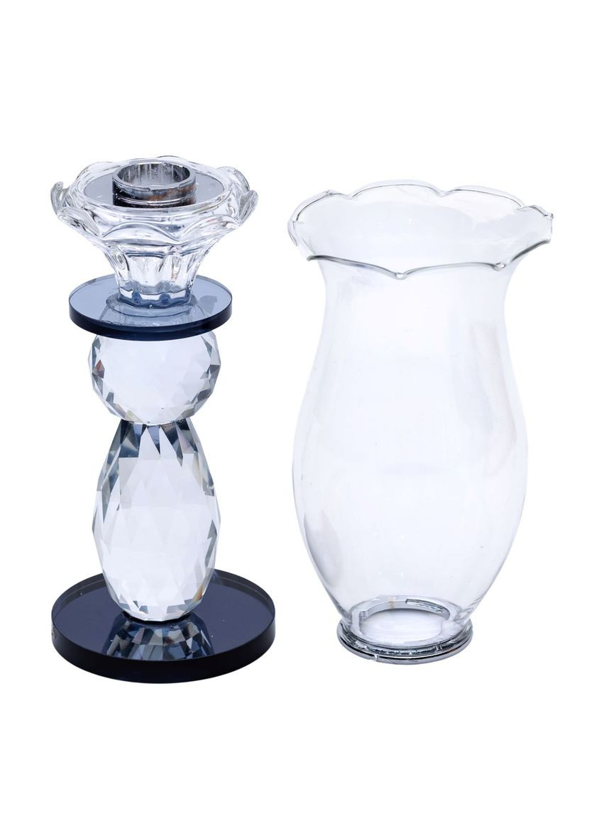 Подсвечник стеклянный 7×29 см подсвечник декоративный бокал на ножке HP-4-2M Yiwu (331784406)