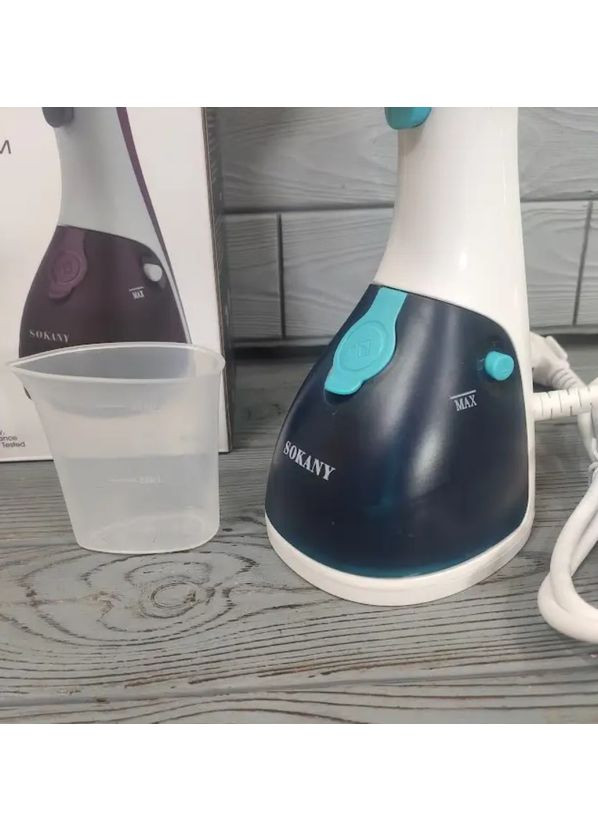 Вертикальный пароочиститель-отпариватель с щеткой 1500 Вт Синий (2104618656) Sokany AJ-2205 (353308860)