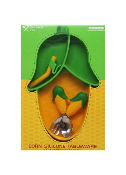 Набір силіконового столового приладдя "Кукурудза" No Brand (366018405)
