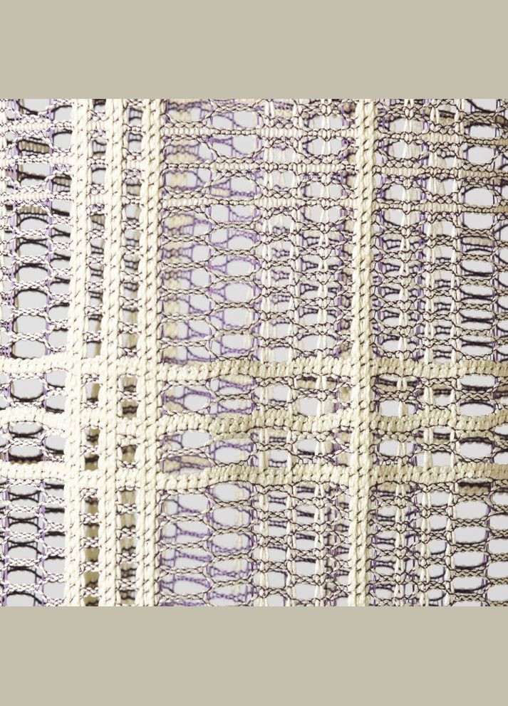 Тканина тюль жакард однотонний Dayane V-2487 бузок крем IDEIA (300522577)