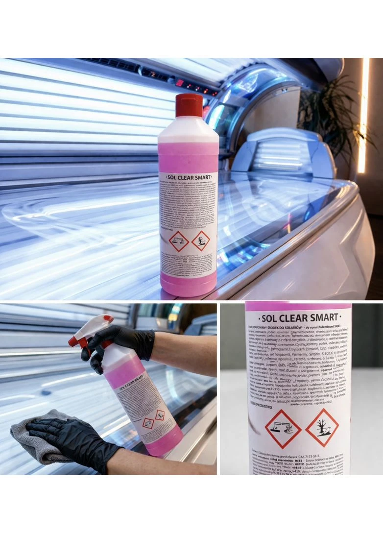 Дезінфектор для солярію 1л SOL CLEAR SMART очищувач поверхонь професійний No Brand (395658086)