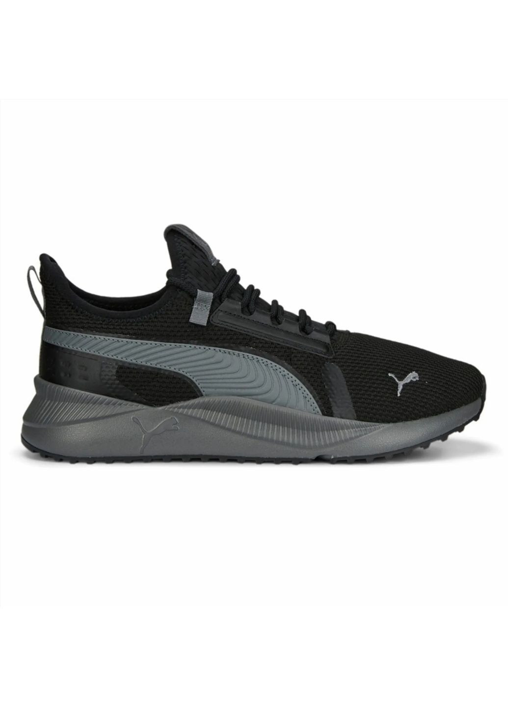 Черные кроссовки мужские pacer future street knit lace up sneakers black 391132-02 Puma
