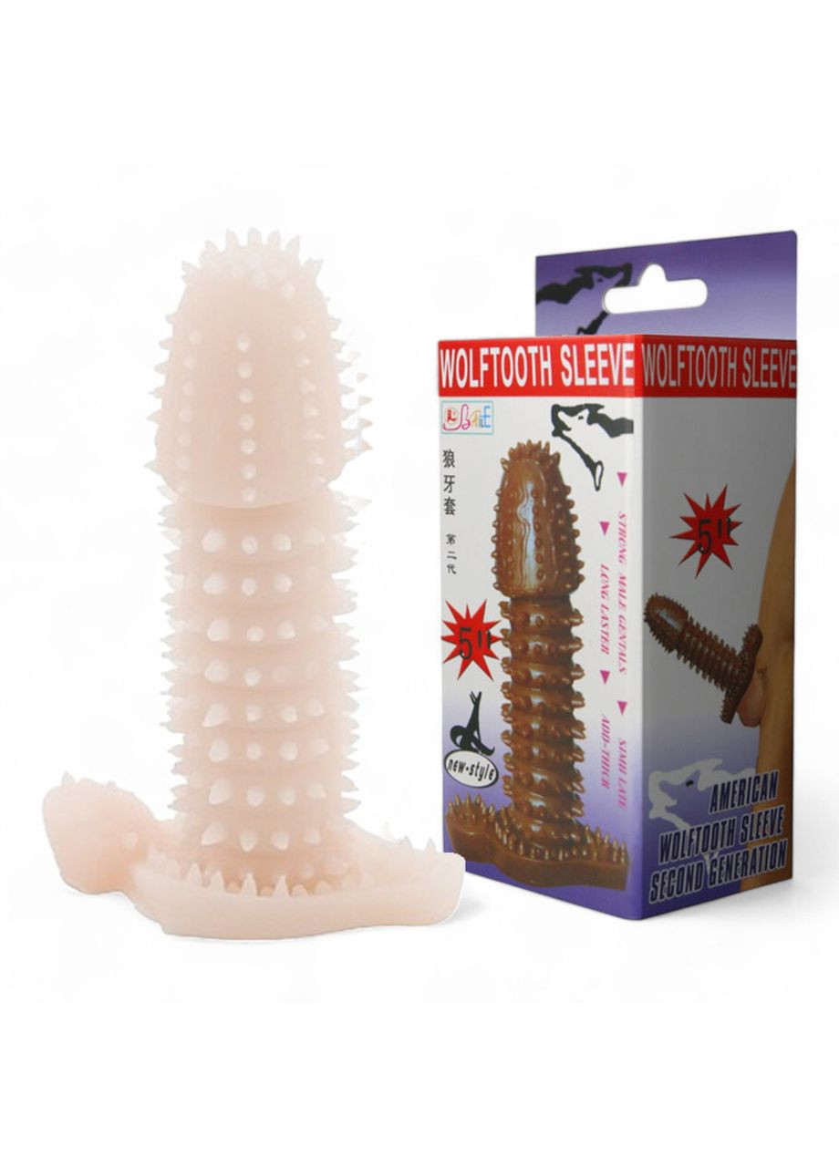 Насадки на статевий член для збільшення члена з вусиками для вагінальної стимуляції тілесного кольору LyBaile (317747934)