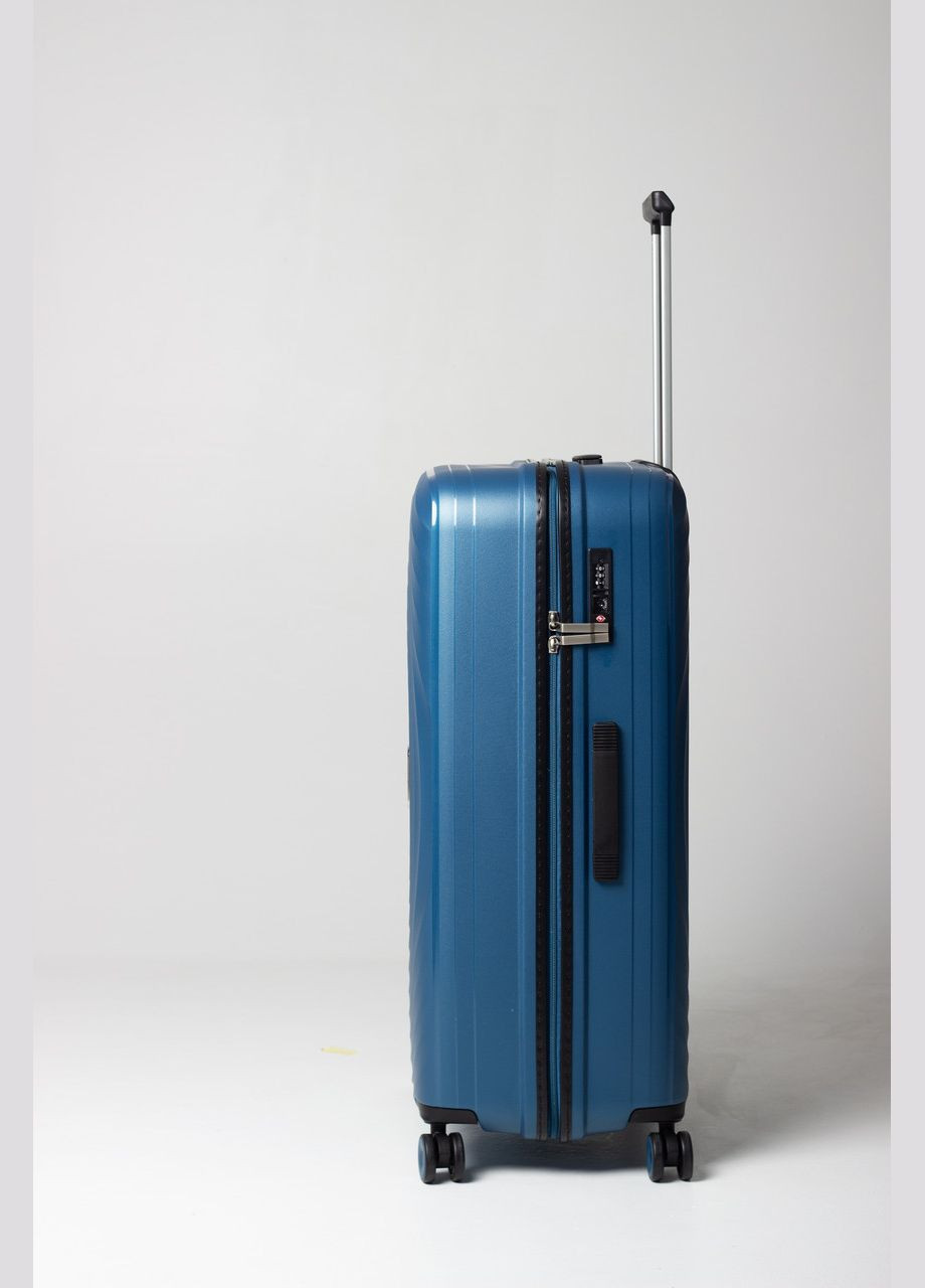 Чемодан большой L полипропилен синий 76х52х30см/107л/3.8кг/ 35203 Snowball (324801999)