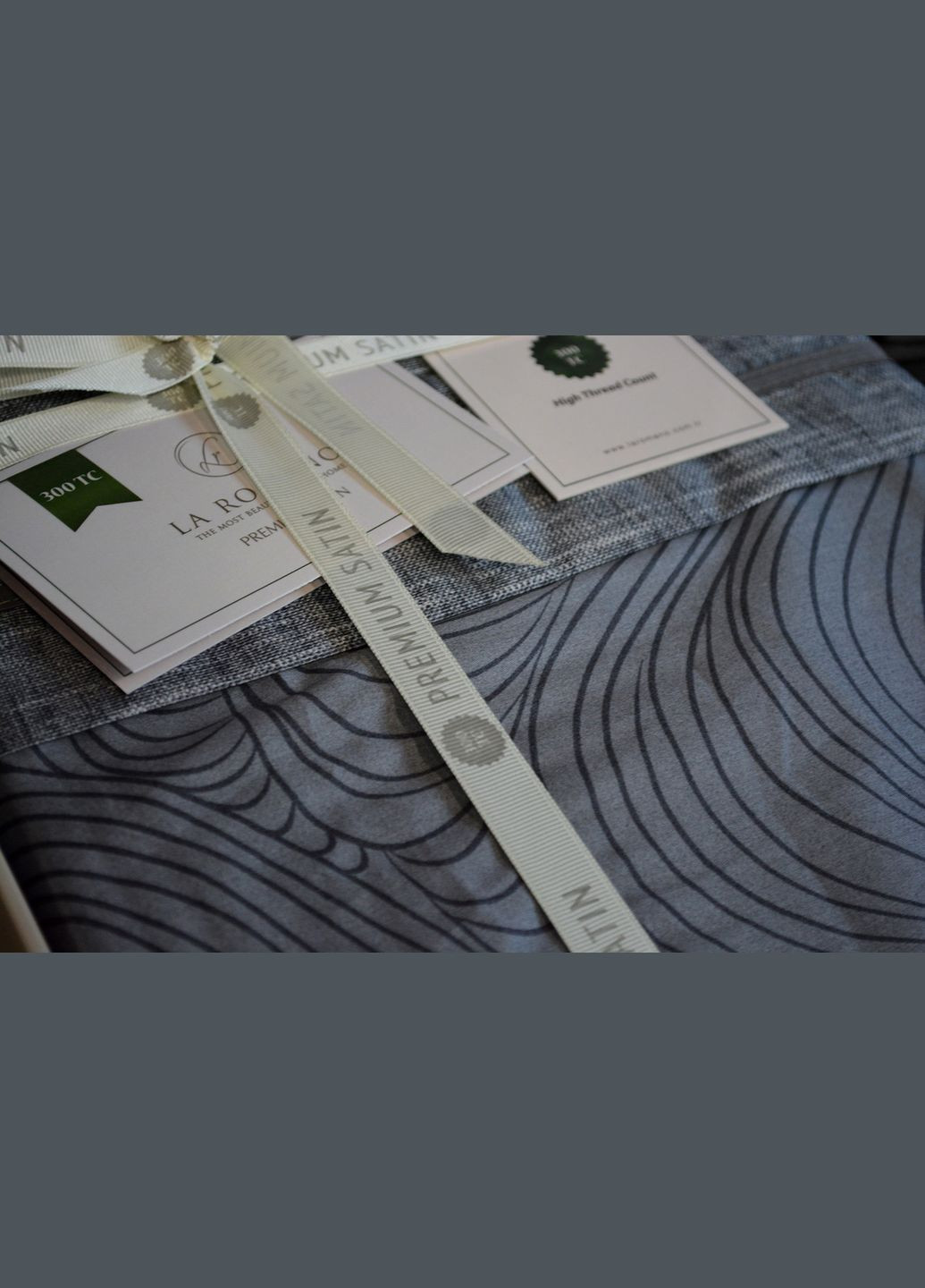 Постельное белье Premium Satin 200×220 Nesy Grey La Romano (325471681)