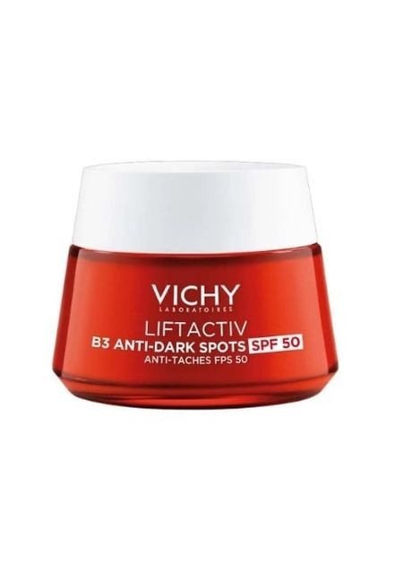 Vichy Антивозрастной крем для коррекции пигментных пятен и морщинок Liftactiv B3 Anti-Dark Spots SPF50. — Крем, (369569410)