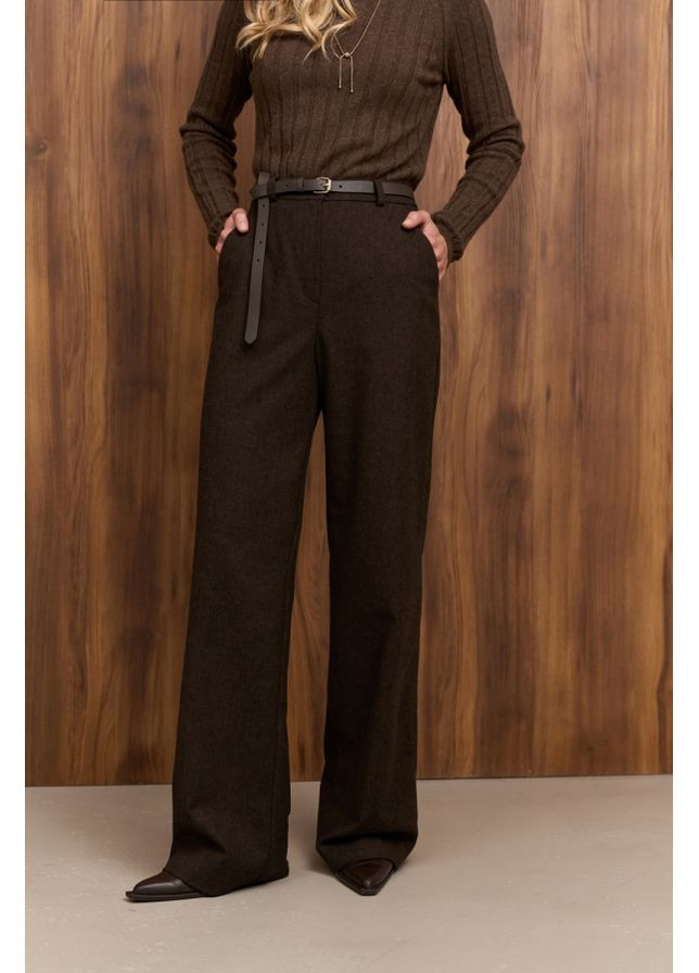 Теплые женские брюки прямого кроя (3086) Triko Bakh (366873137)