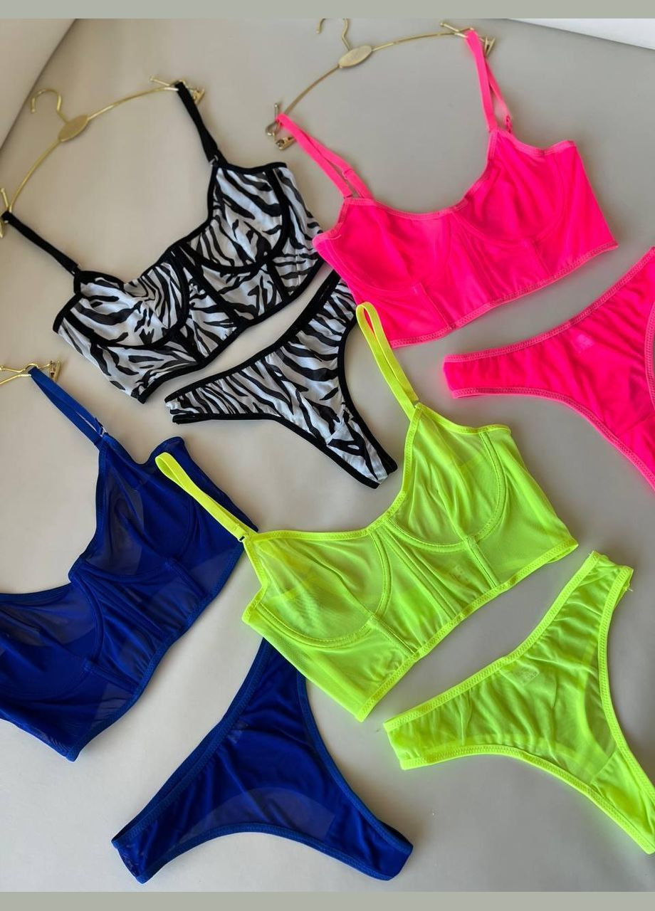 Чорний демісезонний білизна do2445 (зебра) Ghazel