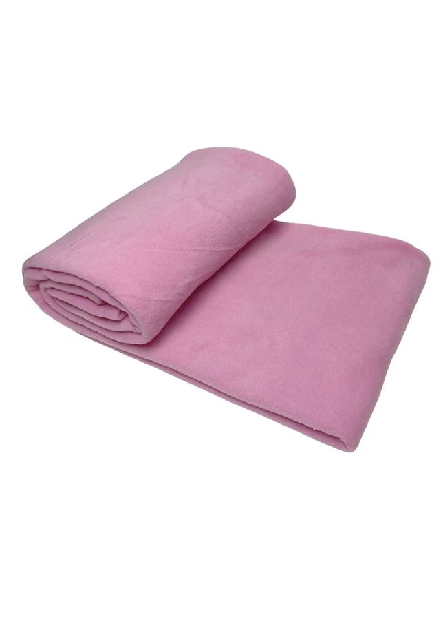 Плед Comfort флісовий 150х210 см рожевий (94037227) Emily (307088520)