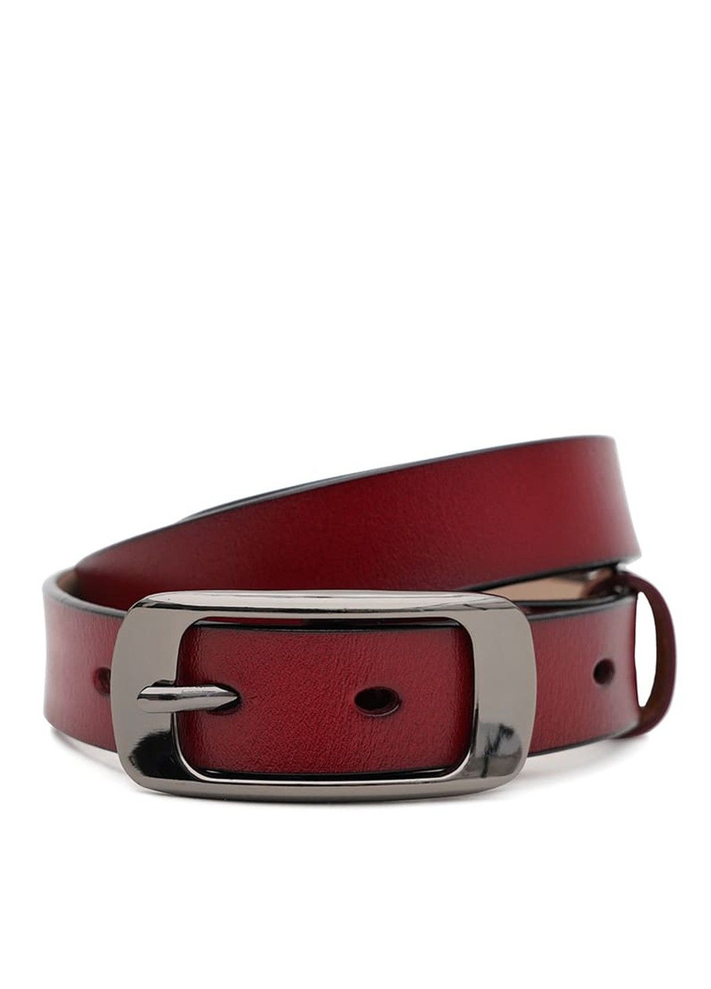 Женский кожаный ремень CV1ZK-015bo-bordo Borsa Leather (291683103)