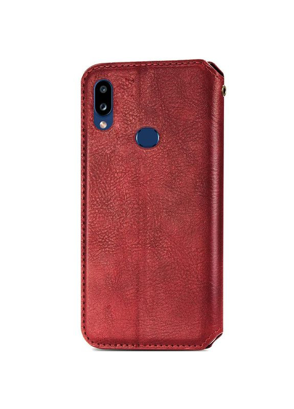 Шкіряний чохол-книжка Cubic для Samsung Galaxy A10s Червоний Getman (337516173)