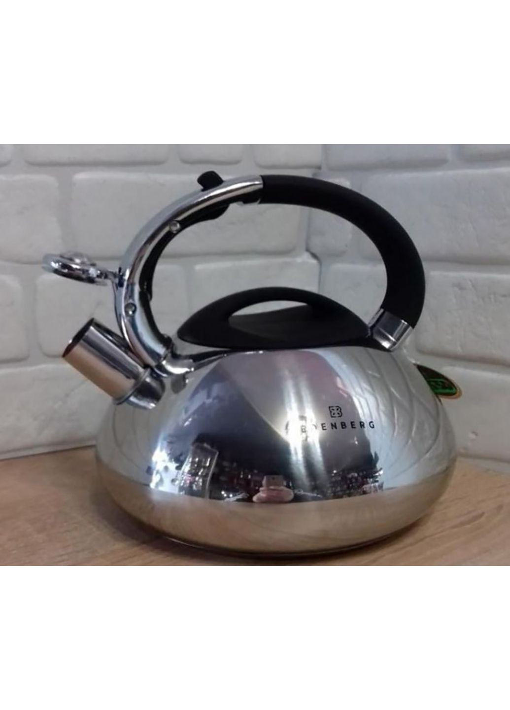 Чайник з нержавіючої стали 3 л зі свистком EB-3538 Edenberg (335077676)