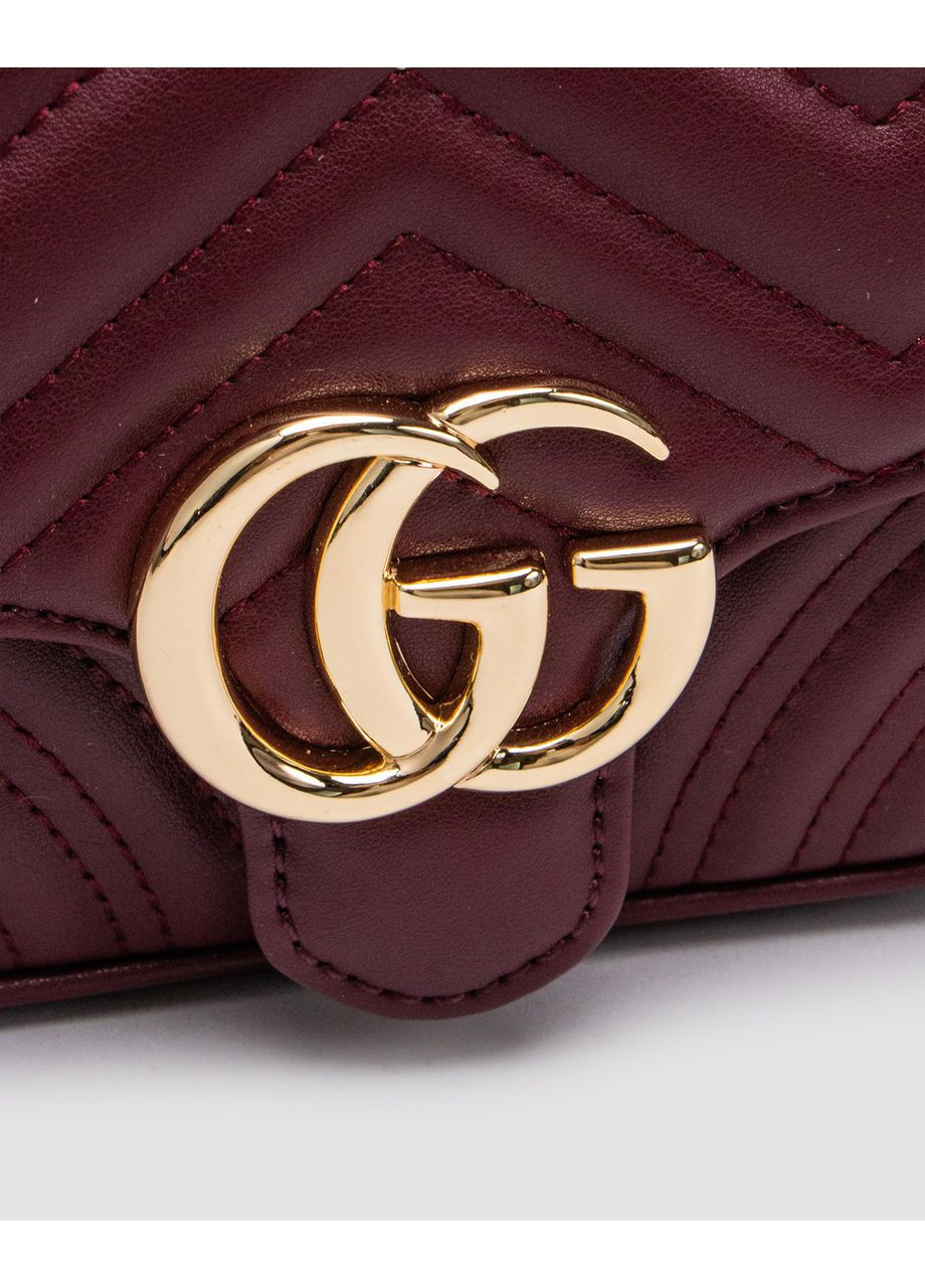 Сумка женская GG Marmont Mini Top Handle Bag in Burgundy No Brand (362488666)