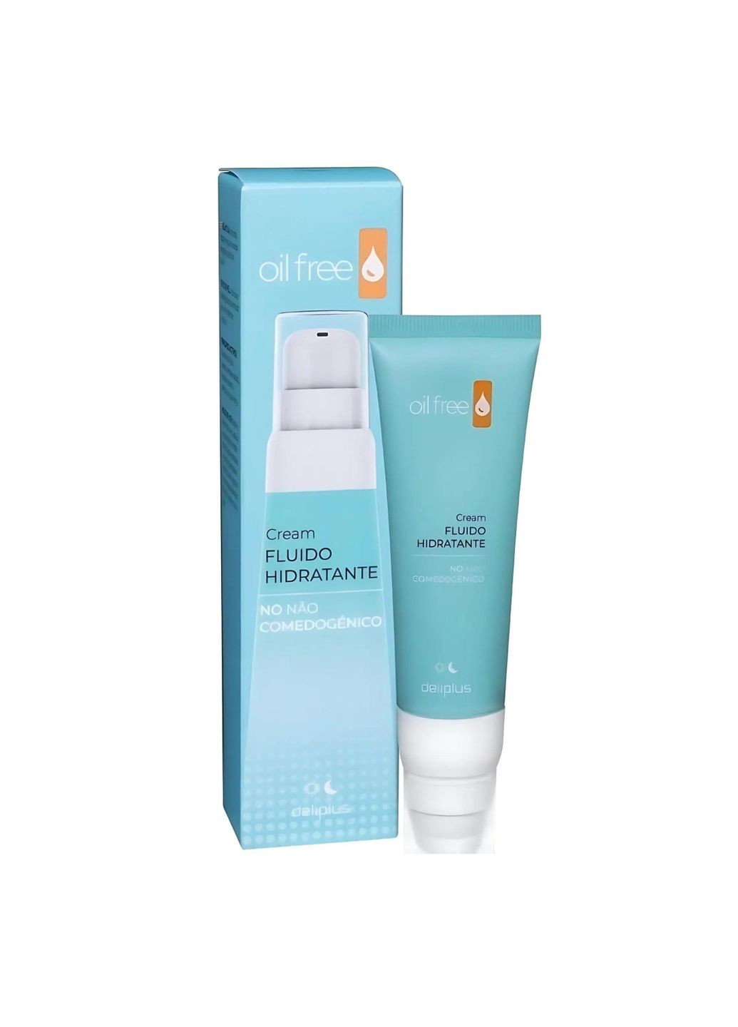 Зволожуючий крем – флюїд для обличчя без масел від прищів для жирної шкіри 50 мл FLUIDO HIDRATANTE Deliplus (302975818)