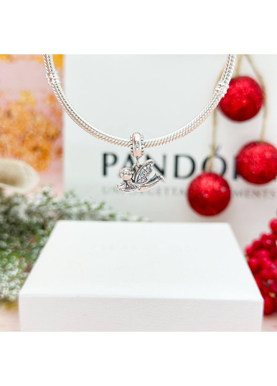 Срібний шарм Пандора "Янгол кохання" 798484C01 Kabluchka (355348441)