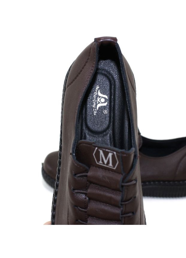 No Brand Женские комфортные туфли впереди на резинке. коричневый з, — (361147371)