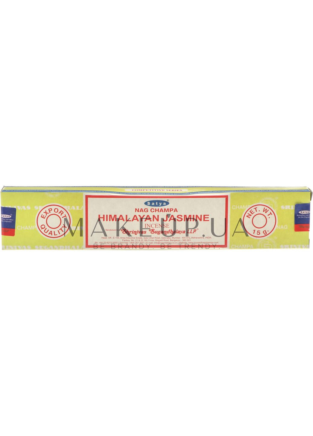 Аромат "Гималайский жасмин" Himalayan Jasmine Incense 15g (1017320-31024477) Satya (368622591)